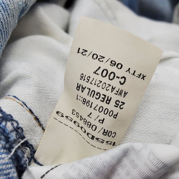 Abercrombie & Fitch The 70's Vintage Flare Ultra High Rise Light Wash Jeans 25 / - Picture 10 of 12